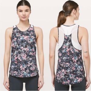 Lululemon Sculpt Tank Top Dapple Dazed Multi Floral Mesh